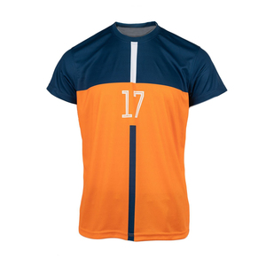 เสื้อวอลเลย์บอลซับลิเมชั่นคุณภาพสูง 100% โพลีเอสเตอร์ คอวี แขนสั้น ชุดทีมกีฬา เสื้อกีฬาประสิทธิภาพสูง - Product Image 6