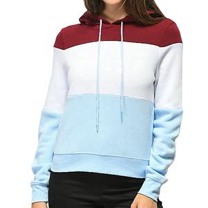 High Quality <b>Women's</b> Winter Hoodie Latest Fashion Color Block Pullover Plus Size Embroidered Technique Autumn Season - Product Image 1