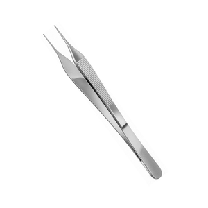 Pinzas de microtejido ORTHO GENIX Adson de alta calidad 1x2 rectas dentadas 150mm, de precisión quirúrgica manual, de acero inoxidable, CE - Product Image 1
