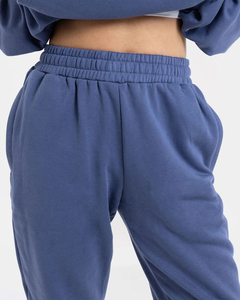 Pantalones de chándal de invierno para mujer al por mayor, con logo personalizado, cintura elástica, ajuste holgado, tela polar suave, estilo urbano - Product Image 6