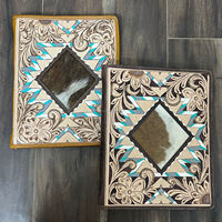 Portafolio de Cuero Personalizado Hecho a Mano, Carpeta con Anillas A4, Organizador de Documentos Estilo Occidental, Diario, Cuaderno, Carpetas de Archivos para Unisex