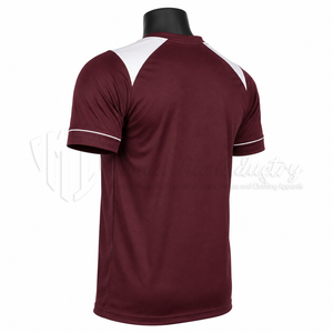 Camiseta de Fútbol Personalizada con Cuello en V, Manga Corta, Transpirable, de Secado Rápido, para Entrenamiento Deportivo, Venta al Por Mayor - Product Image 4