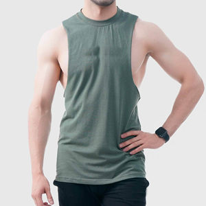 Débardeurs extensibles pour hommes, pour la salle de sport, l'entraînement, le fitness, sans manches, vêtements de sport, séchage rapide, course à pied, entraînement, cool - Product Image 1