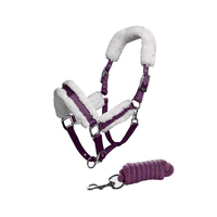 Harnais de Selle Western Ajustable pour Cheval – Taille Personnalisée, Confortable, Respirant, en Nylon Durable, avec Corde de Tête et Laisse Équestre