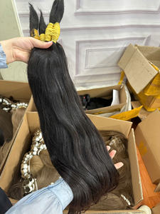 Cabello Humano Virgen Sin Procesar, Suave y Sedoso, Color Natural Negro Marrón, Cabello Crudo de Vietnam - Product Image 4