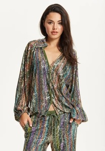 Highest Demanding Loose Fitted Women's Clothing Multi Color Design Button Down Closure <b>Blazer</b> & Pants <b>Sets</b> In Low MOQ - Product Image 4