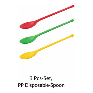 Ensemble de 3 cuillères jetables en PP et micro-bols pour échantillonnage en laboratoire - Product Image 2