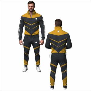 <b>Men</b> Tracksuits Polyester Cotton Jogging Suits Training Wear Custom Logo Bulk Manufacturer Pakistan - Product Image 4