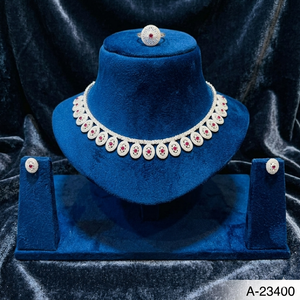 Joyería MOLL 2024, Joyería Nupcial de Inspiración India, Moda Africana, Joyería de Moda para Bodas, Chapada en Oro/Plata, Aleación de Zinc, Circonita Certificada - Product Image 1