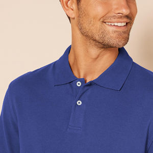 Chemise polo pour homme de couleur unie, de haute qualité, décontractée, en coton tricoté, séchage rapide, coupe confortable, vêtements de sport, vêtements d'été - Product Image 3