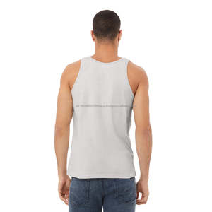 Débardeur Homme Grande Taille Personnalisé 100% Coton Vêtement de Sport Respirant Séchage Rapide Sans Manches Débardeur Homme Services OEM - Product Image 5