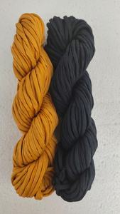 Handmade Recycled <b>100</b>% Cotton Sari <b>Silk</b> Ribbon Cords Coated Eco-Friendly Braided Cord <b>Yarn</b> Boho DIY Craft Supplies for Shoes - Product Image 2