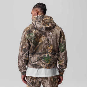 Sublimation Print <b>Button</b> Fly Oversized Hoodie Custom Logo Breathable Anti-Bacterial Polyester Sweatpants Set Winter Solid - Product Image 3