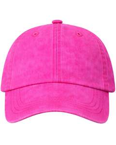 Gorra de Béisbol de Algodón Rosa Intenso, Lisa, Ajustable, Unisex, Deportiva, Informal, Transpirable, Cómoda, con Logotipo Personalizado, Gorras Premium - Product Image 1