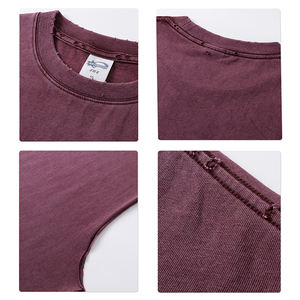 T-shirts Homme Vintage Rétro Personnalisés en Coton Respirant 100% Anti-Boulochage Coupe Ample pour le Streetwear – Vente en Gros - Product Image 3