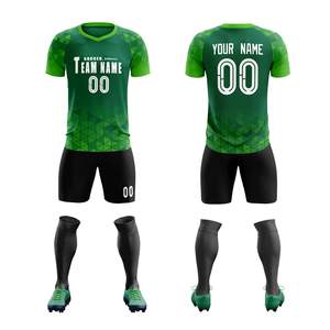 Créez Votre Propre Tenue d'Équipe Ensembles de Maillots de Football par Sublimation Vente en Gros Logo Personnalisé 100% Polyester Haute Qualité Adulte Football Personnalisé - Product Image 6