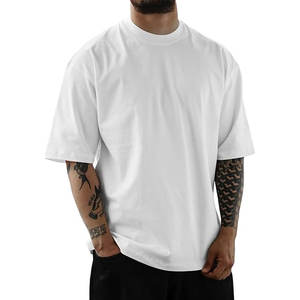 Camisa de hombre con hombros caídos, enfocada en la comodidad, transpirable, 100% algodón, para ropa urbana, estilo casual y comodidad durante todo el día. - Product Image 1