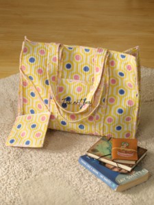 OEM Assorted Geometric Quilted Cotton Tote Bag with Pouch - Eco-Friendly Bohemian Shopper <b>Handbag</b> - Product Image 3