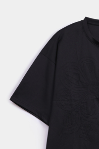 เสื้อยืดผู้หญิงคุณภาพสูง ขายส่ง ผ้าฝ้าย 100% คอกลมลึก แห้งเร็ว ระบายอากาศดี ไซส์ใหญ่ ดีไซน์เรียบง่าย ทรงหลวม - Product Image 6