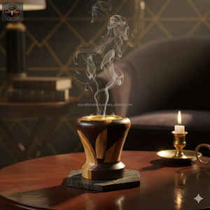 Hot Selling Epoxy & Wood Religious Incense Burner for Home Decor Fragrance Trending Modern SS CRAFT Perfect Aromatherapy - Product Image 5