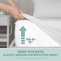 Parure de draps tricotés 4 pièces en coton respirant et rafraîchissant, comprenant des draps plats, des draps-housses et 2 taies d'oreiller