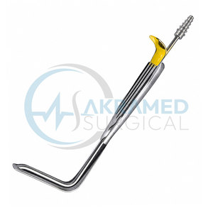 Gerbault Fiber <b>Optic</b> Suction Retractor Stainless Steel Rhinoplasty <b>Instrument</b> CE Certified Reusable Surgical Tool AS-CC-54511 - Product Image 4