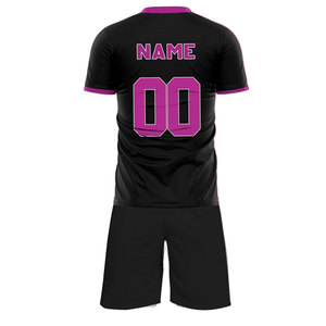 Ventes en gros de maillots de football en polyester 100% sublimés, ensembles personnalisés pour hommes, uniformes de football respirants avec logo pour hommes - Product Image 5
