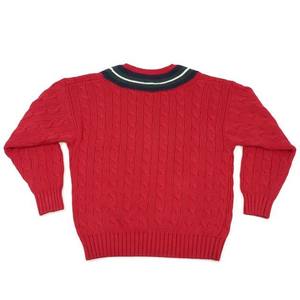 Nouveaux gilets de cricket tricotés personnalisés pour hommes, col en V, automne-printemps 2026 – Gilets de haute qualité pour enfants, vente en gros - Product Image 2