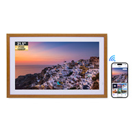 Kalender Dinding Digital Pintar Layar Video Gambar Digital 21,5 Inci dengan WiFi untuk Perencana Keluarga di Rumah