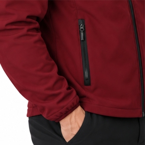 <b>Men</b>’s <b>Lightweight</b> Softshell Full Zip Outdoor <b>Jacket</b> Regular Fit Polyester Material Flexible Sleeve Fit Clean Outdoor Style - Product Image 6