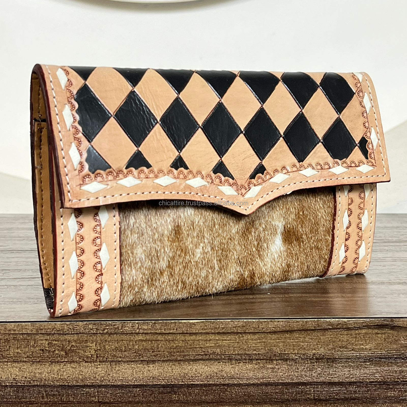 Black & Tan Checkered