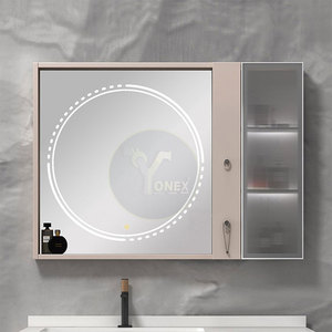 Muebles de Baño con Espejo de Alta Calidad, Perfil Delgado, Estantes Ajustables y Compartimentos Ocultos - Product Image 5