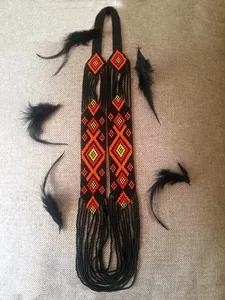 TRENDING Top <b>set</b> Handmade Tribal Seed <b>Bead</b> Necklace <b>Set</b> Boho Ethnic Jewelry for anniversary ,party,christmas - Product Image 4