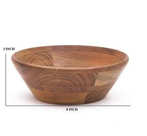 Tazón de Madera con Decoración Artesanal, Vajilla para el Hogar, Restaurantes y Festivales, Ideal para Servir Aperitivos a Bajo Precio al por Mayor - Product Image 3