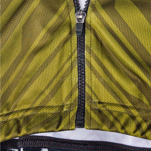 Maillot de cyclisme en polyester de haute qualité avec fermeture éclair, respirant, écologique, coupe confortable, manches courtes pour homme, activités récréatives - Product Image 6
