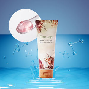 Suero Micro-Gel Iluminador y Reafirmante al por Mayor, Esencia Nutritiva Antienvejecimiento Profesional de Rosa Damascena, Hidratación Profunda, Marca Privada - Product Image 3