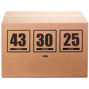 Beste 43X30X25 Cm Sterke Kartonnen Dozen Gemaakt Met Deksels Voor Gemakkelijk Verplaatsen En Verpakken Voor Verwijdering