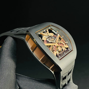 Reloj Mecánico de Edición Limitada para Hombre, Caja de Fibra de Carbono, Correa de Goma, Alta Calidad, Reserva de Energía, Resistente al Agua, Deportivo - Product Image 6