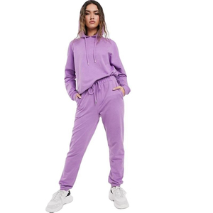 Conjunto Deportivo para Mujer con Bloques de Color, Top Corto con Cierre de Cremallera, Pantalones Largos, Estilo Deportivo Informal, Transpirable, Spandex, Poliéster - Product Image 5