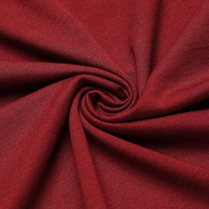 Camiseta de Manga Corta para Hombre, Color Rojo Sólido, Secado Rápido, Corte Regular, Cuello Redondo, Estilo Casual, Tejido de Punto, Ropa Deportiva, 100% Algodón, Logotipo Frontal - Product Image 4