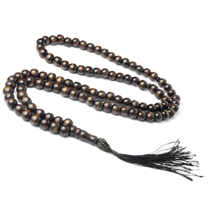 Tasbih Islámico, Cuentas de Oración Subhah, Pulseras de Madera de 10 mm para Musulmanes, Artículos Religiosos para Donaciones a Iglesias, Bautizos y Aniversarios - Product Image 1