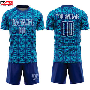 INDEX SPORTSWEAR Conjunto de Camiseta de Fútbol Sublimada Personalizada para Hombre, Manga Corta, Patrón Geométrico, Absorbe la Humedad, Secado Rápido, Adulto - Product Image 1