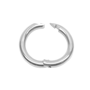 Anillo Nasal para Cerdos de Acero de 30 mm x 42 mm, Reutilizable, Acabado Satinado, Anillos Nasales para Ganadería - Product Image 1