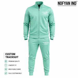 โรงงานผลิตชุดวอร์ม NOFYAN IND NI-1324 ราคาโรงงาน รับผลิตตามสั่ง ผ้าฝ้าย 100% เป็นมิตรกับสิ่งแวดล้อม ขายส่ง ชุดกีฬาผู้ชาย - Product Image 1