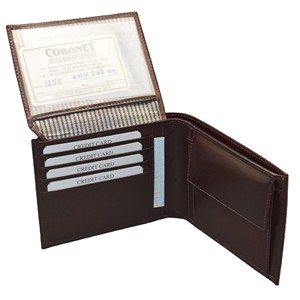 High Quality Men's Slim Short Bifold Cardholder Striped Genuine Leather <b>RFID</b> <b>Blocking</b> Button Fashionable Multi-Function <b>Wallet</b> - Product Image 5