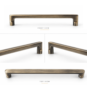 Matte Antique Indite Cabinet Handle Decorative Furniture Hardware For <b>Kitchen</b> <b>Cupboards</b> Drawers Wardrobes And Interior - Product Image 1