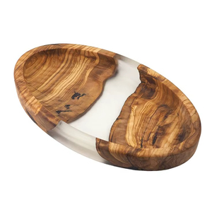 Premium Wooden And Resin Serving Tray For Dining <b>Table</b> Decoration Luxury Home <b>Kitchen</b> And Restaurant Use - Product Image 1