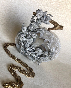 Artisanat de luxe Pochette en nacre pour femme Sac à main Offre Spéciale pour mariages et fêtes Style Golfe Bahreïn - Product Image 6