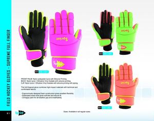 ถุงมือฮอกกี้สนามแบบมืออาชีพที่ปรับแต่งได้ พร้อมกระเป๋าใส่ 1 ชิ้น Sprint Sports ถุงมือแบบสั่งทำพิเศษ - Product Image 3