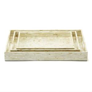Bandeja de laca de madera elegante para café de desayuno o exhibición decorativa Personalización de OEM/ODM Disponibilidad al por mayor - Product Image 6